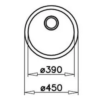 Starbright Teka tarja circular submontar empotre teka para cocina 115020014 45 E-XN 1B RND