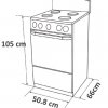 AW5300S estufa de piso economica monterrey mabe acero inoxidable gas lp natural horno 50 cm 20 c