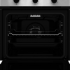 HSB 750 G SS horno de gas teka maestro acero inoxidable cristal negro monterrey equipo para cocina electrodomesticos gas lp natural 60 cm ficha 1