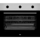 HSF 824 G horno de gas teka maestro acero inoxidable cristal negro monterrey equipo para cocina electrodomesticos gas lp natural 80 cm