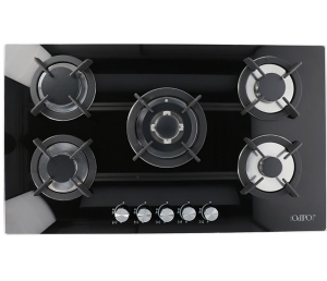 Parrilla capella odipo 76 cm vidrio negro cristal quemadores de hierro fundido envio gratis gas lp convertible a natural monterrey e