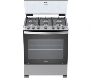 WFR3300D estufa de piso whirlpool 6 quemadores acero inoxidable equipo cocina linea blanca monterrey domicilio gas lp natural electronico 30 in 76 80 cm a