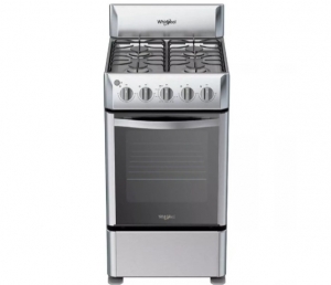 WWR3000S estufa de piso whirlpool 4 quemadores acero inoxidable equipo cocina linea blanca monterrey domicilio gas lp natural electronico 20 in 50 cm fff