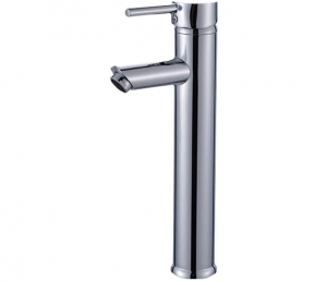 llave alta para baño acabado cromo meer cnx griferia para lavabo