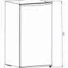 frigobar de 4 cu ft pies cristal negro marca Teka con congelador monterrey 1
