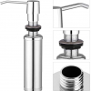 dispensador de jabon para cocina cromo oferta empotrable push vaso acero inoxidable