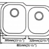 tarja doble calibre 18 submontar para granito cuarzo resinas profunda gilfer gf2tisr irregulares fregadero acero inoxidable para granito cuarzo resinas profunda