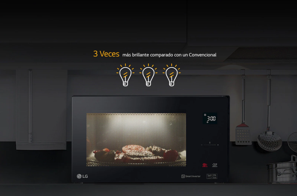 Horno de Microondas NeoChef™ 1.5 pies³ Negro con EasyClean™ y Smart Diagnosis en oferta
