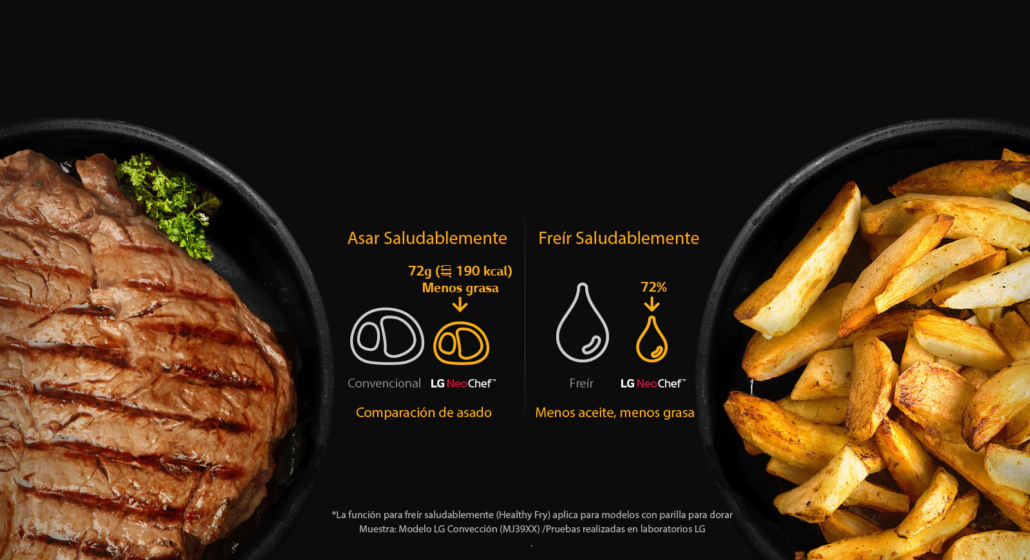 Horno de Microondas NeoChef™ 1.5 pies³ Negro con EasyClean™ y Smart Diagnosis en oferta
