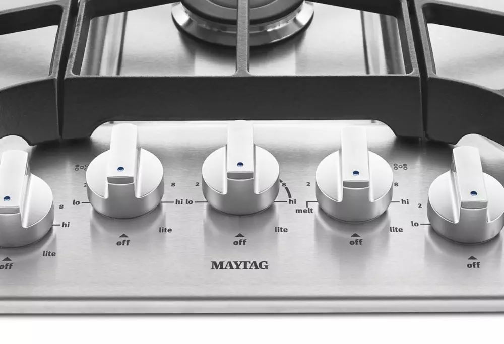 Parrilla Empotrable Maytag 36" de Gas MGC7536DS Acero Inoxidable