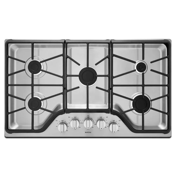 Parrilla Empotrable Maytag 36" de Gas MGC7536DS Acero Inoxidable