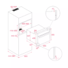 HLC 847 SC Horno Compacto Multifunción + Vapor de 45 cm REF. 40589020 EAN. 8421152145418